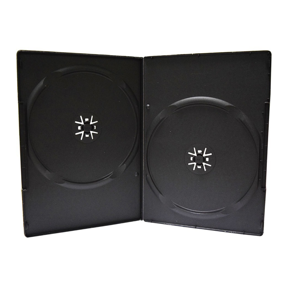 Caja Plastica Slim Doble Para Dvd