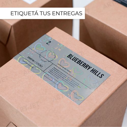 Art-jet A4 Film Adhesivo Holografico Rafaga De Amor X 20 Hojas - Imagen 2