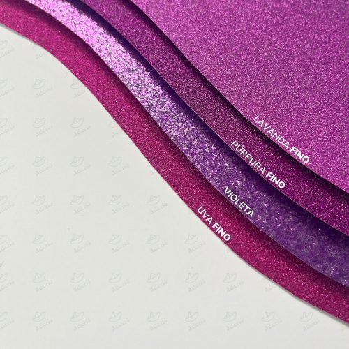 Adorie A4 230 Grs Gliterina Uva X 20 Hojas - Imagen 2