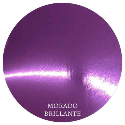 Adorie A4 230 Grs Metalina Morado Brillante X 10 Hojas - Imagen 2