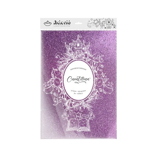 Adorie A4 230 Grs Cuentilina Indigo De Los Sueños X10 Hojas