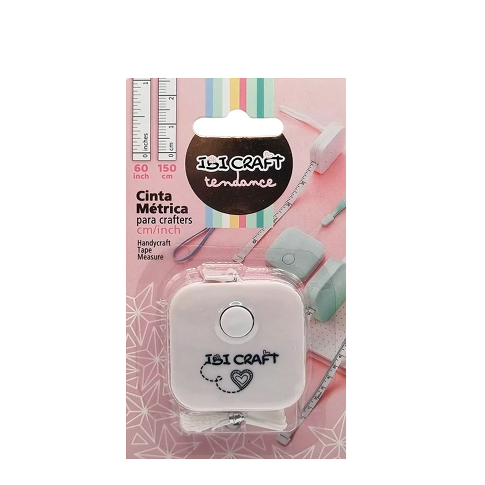 Cinta Metrica Retractil Blanca