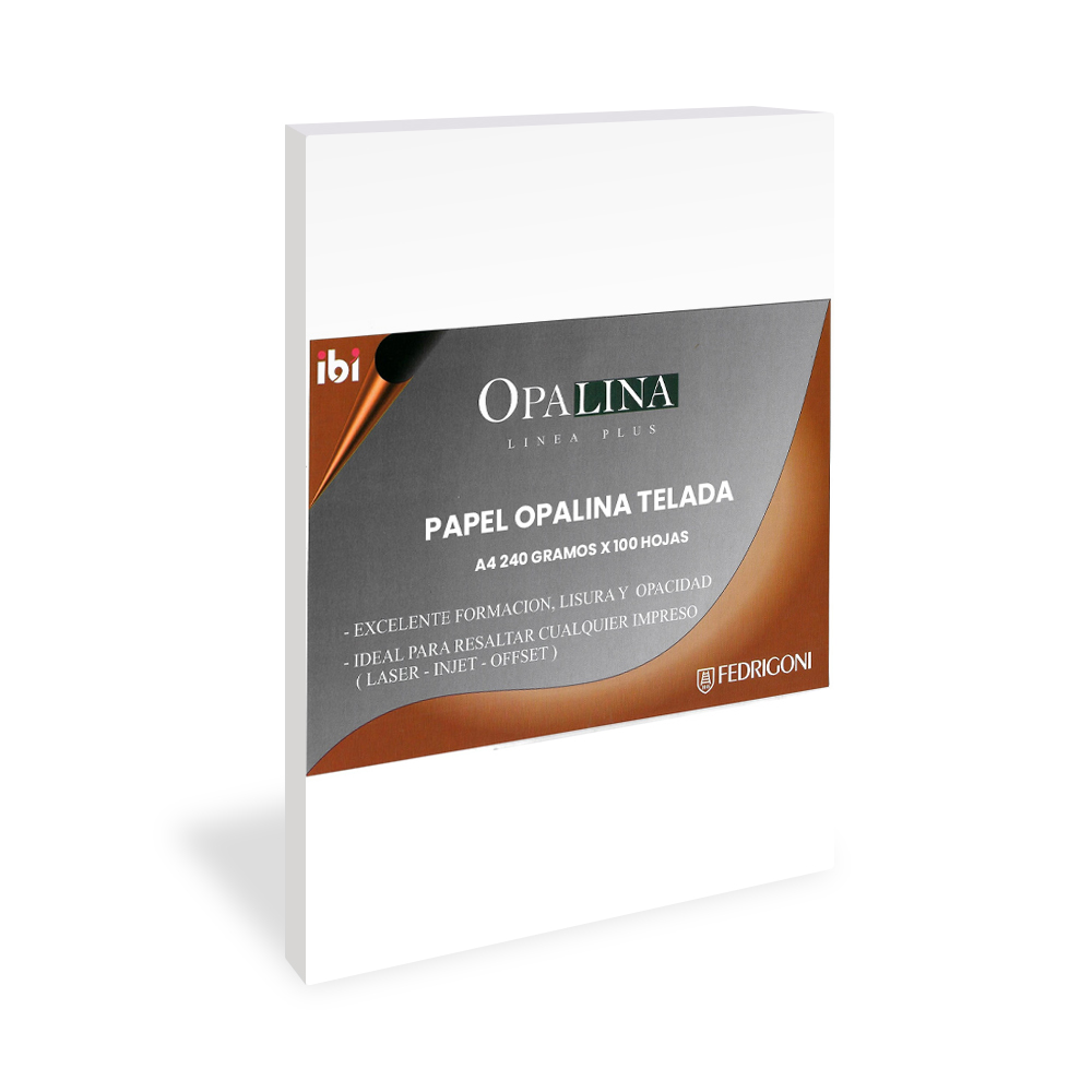 Fedrigoni Opalina A4 240 Grs Telada X 100 Hojas