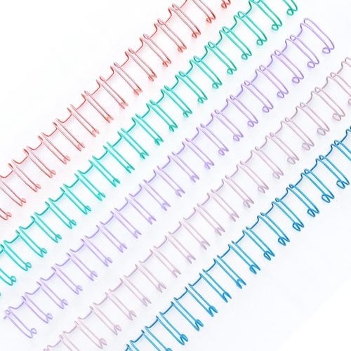 Anillo Alambre Doble 16mm Pasteles Surtidos 2:1 X 30(140h)