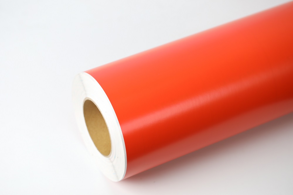 2034 Vinilo Mccal X 122 Cm Naranja X Metro