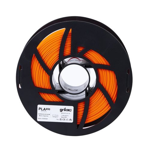 Pla 850 - 09 Naranja Uv Glow Grilon3 1.75 X 1 Kg - Imagen 3