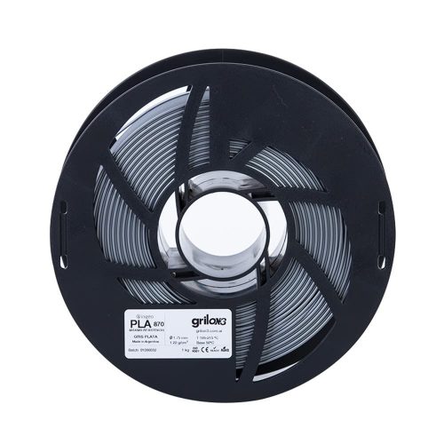 Pla 870 - 04 Gris Plata Grilon3 1.75 X 1kg - Imagen 3