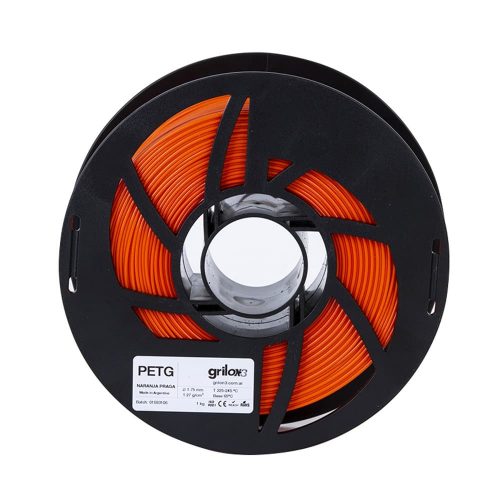 Petg Naranja Praga Grilon3 1.75 X 1 Kg - Imagen 2