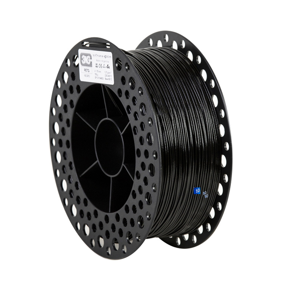 58.08.001_1000-1 Petg 02 Negro 3n3 1.75 X 1kg - Imagen 1