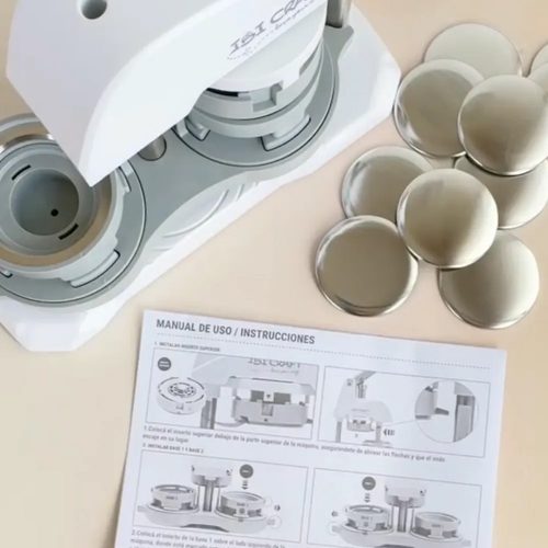 Fabricadora De Pines C/adaptador 58mm + 10 Sets - Imagen 3