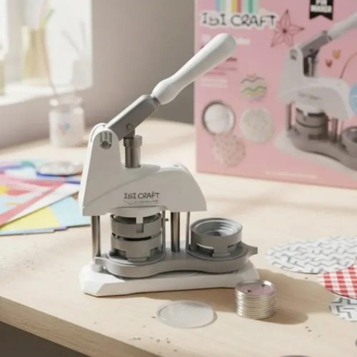 Fabricadora De Pines C/adaptador 58mm + 10 Sets - Imagen 4