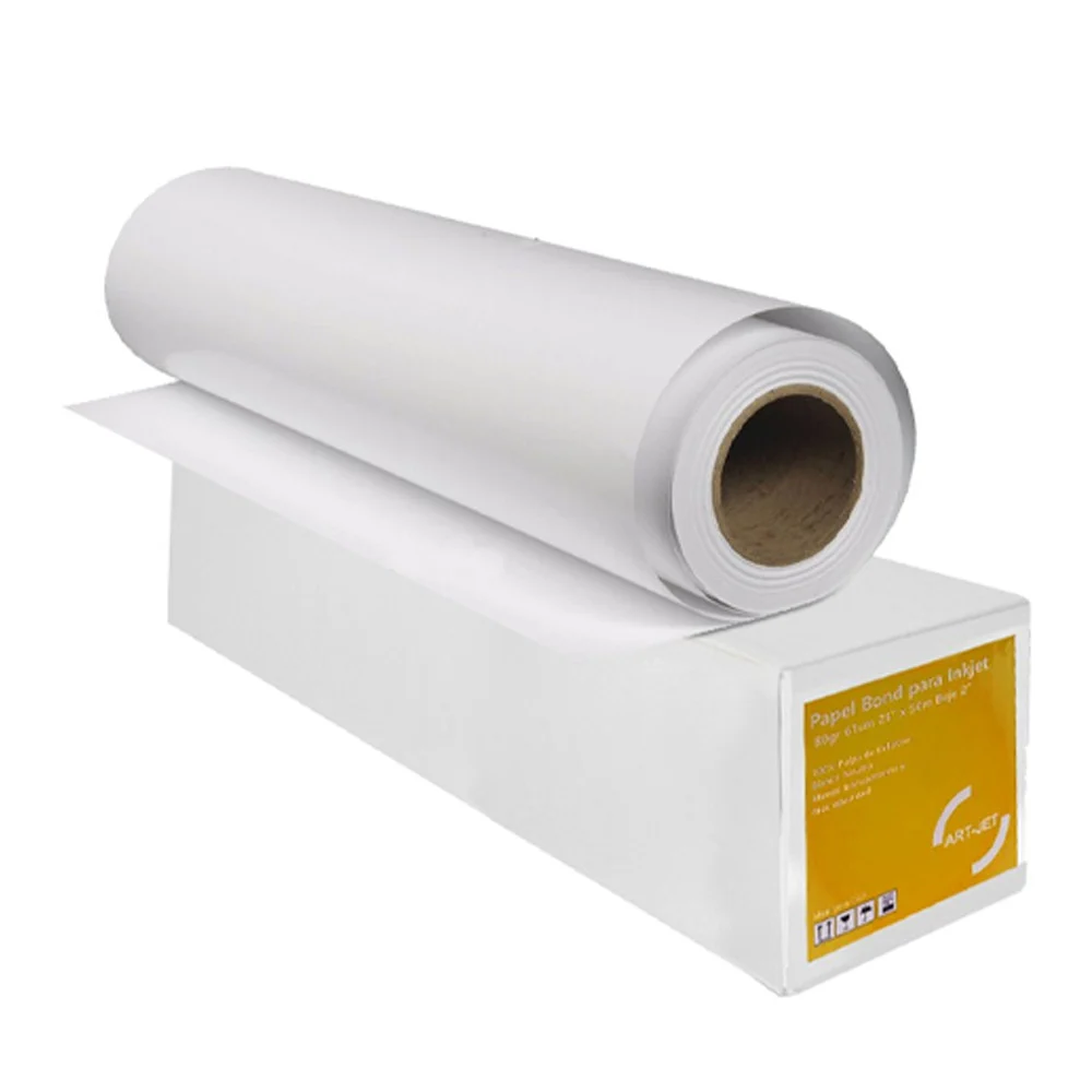 Art-jet Papel En Rollo Bond 91cm X 50m 80 Gramos