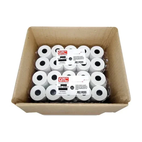 Rollo Papel Termico Gtc 37 Mm X 20 M 48 G X 10 Rollos - Imagen 3