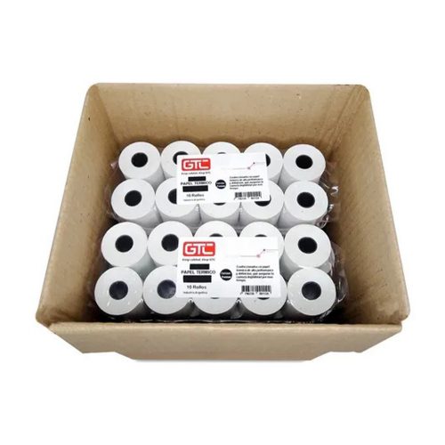 Rollo Papel Termico Gtc 80 Mm X 60 M 48 G X 10 Rollos - Imagen 3