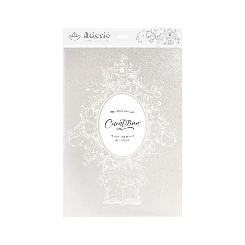Adorie A4 230 Grs Cuentilina Blanco Palacio Polar X10 Hojas