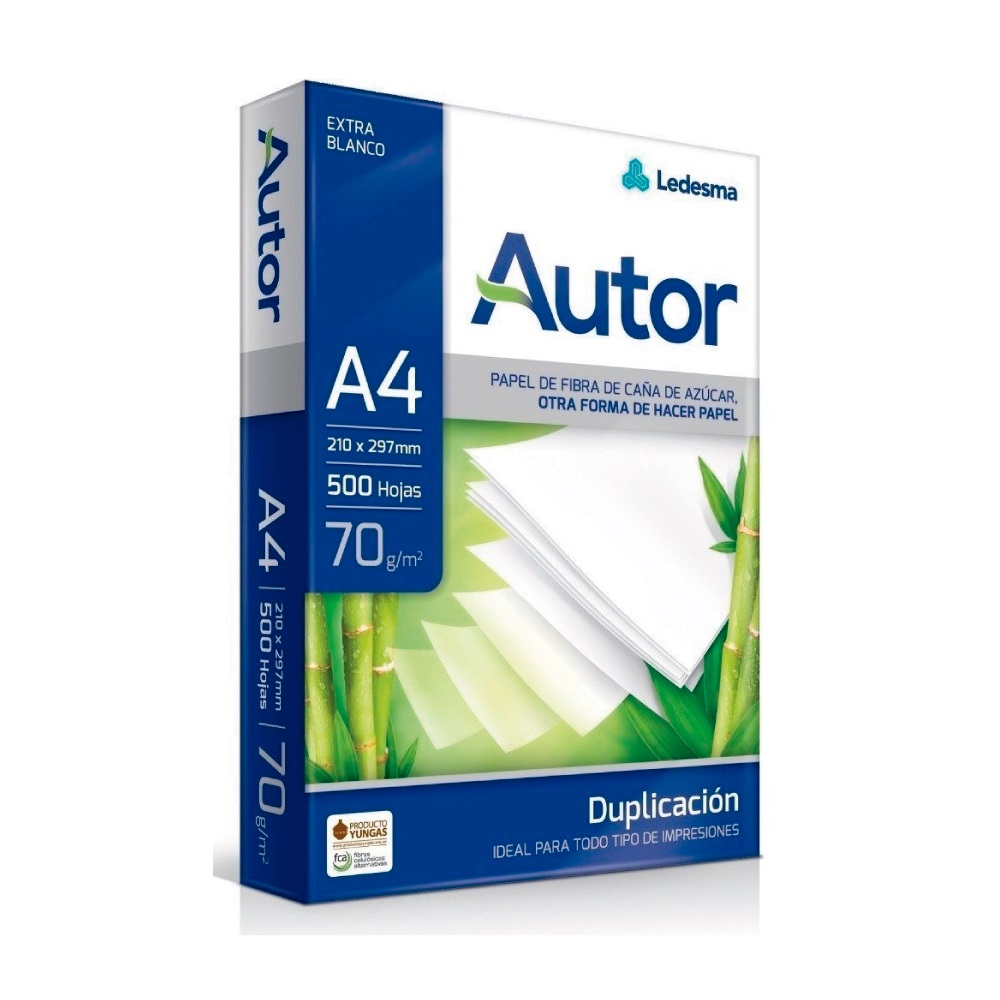 Autor A4 70 Grs Alcalino X 500 Hojas