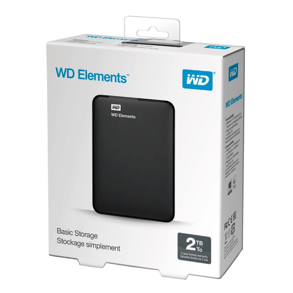 Disco Rigido Externo Western Digital Elements 2 Tb