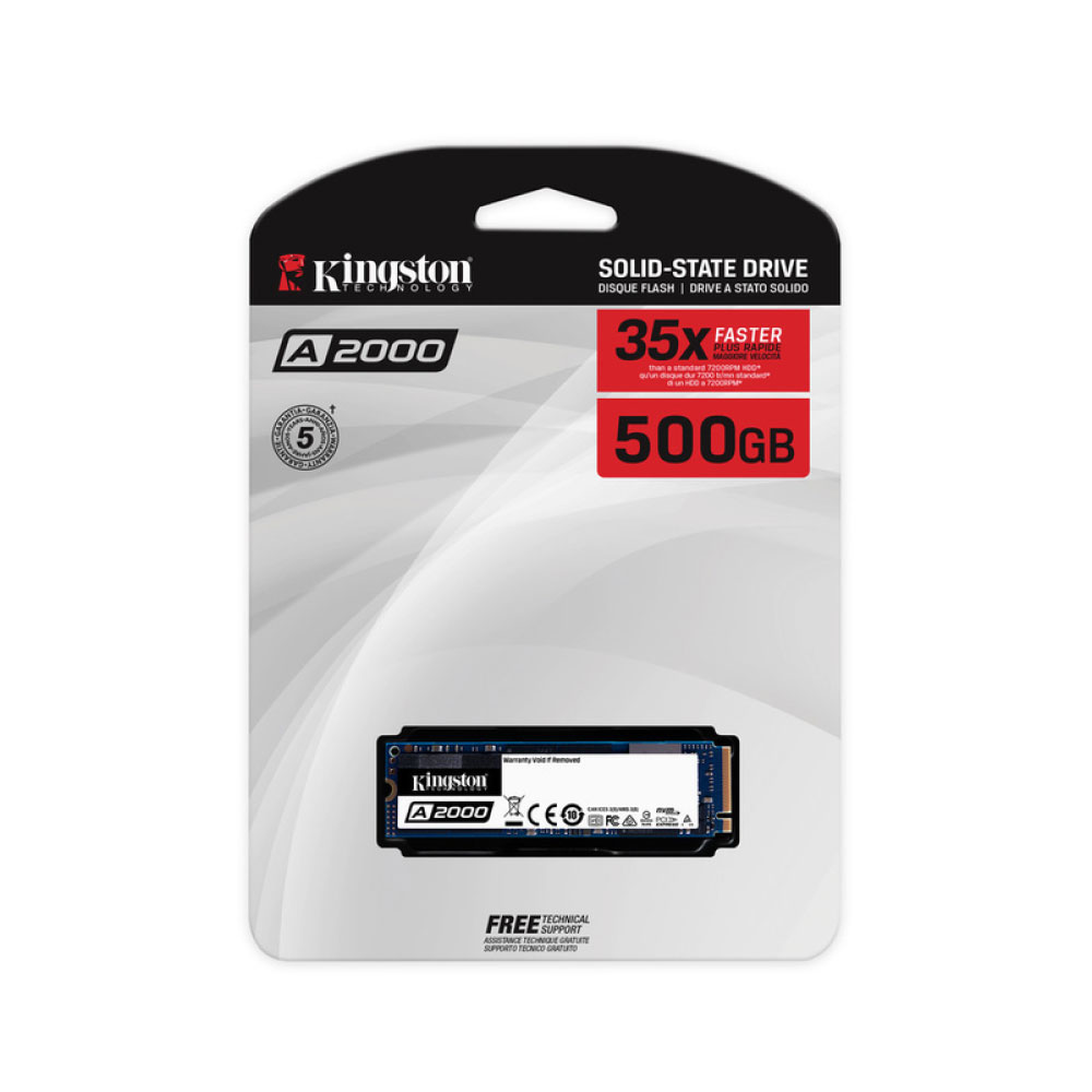 Ssd Kingston A2000 500 Gb Nvme Pcie M.2