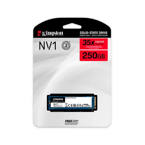 Disco Solido Kingston Ssd Nv1 250 Gb Nvme Pcie M.2