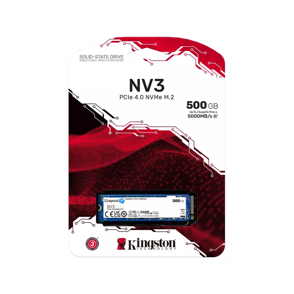 Disco Solido Kingston Ssd Nv3 500 Gb Nvme Pcie M.2