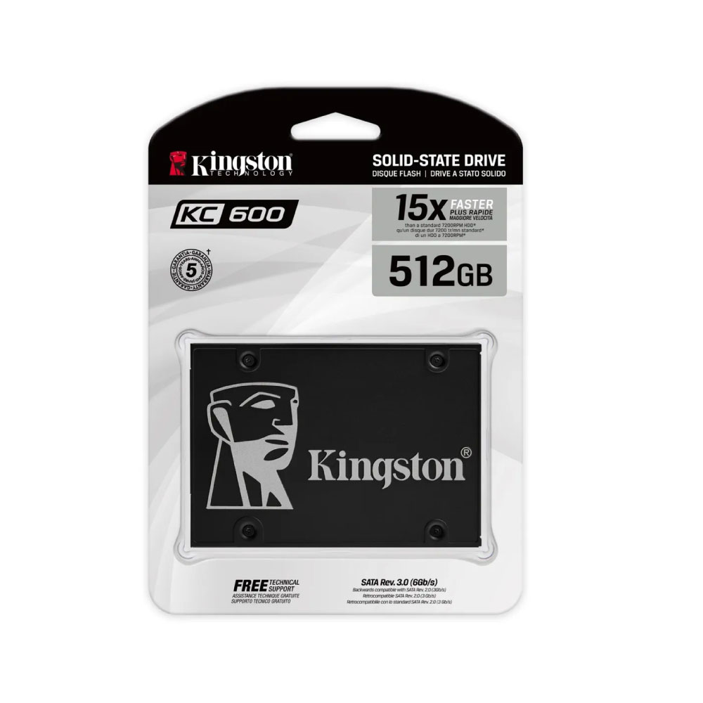 Disco Solido Kingston Ssd Kc600 512gb Sata 3 2.5