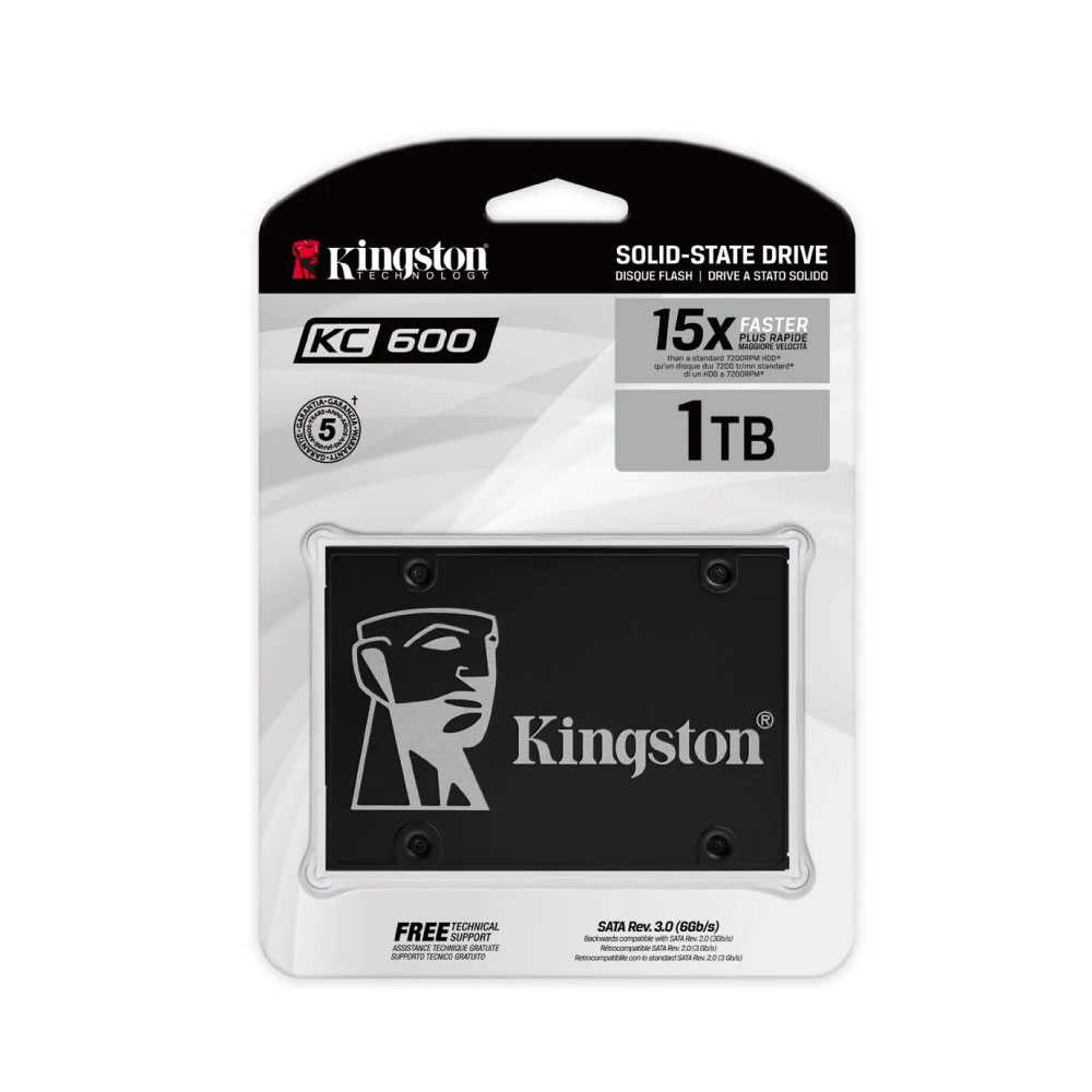 Disco Solido Kingston Ssd Kc600 1 Tb Sata 3 2.5