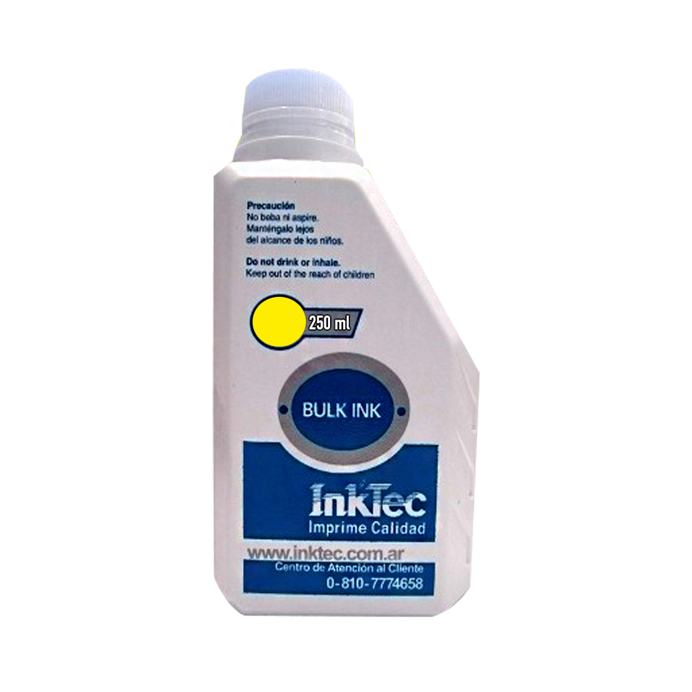 Tinta Para Sublimar Inktec X 250 Ye