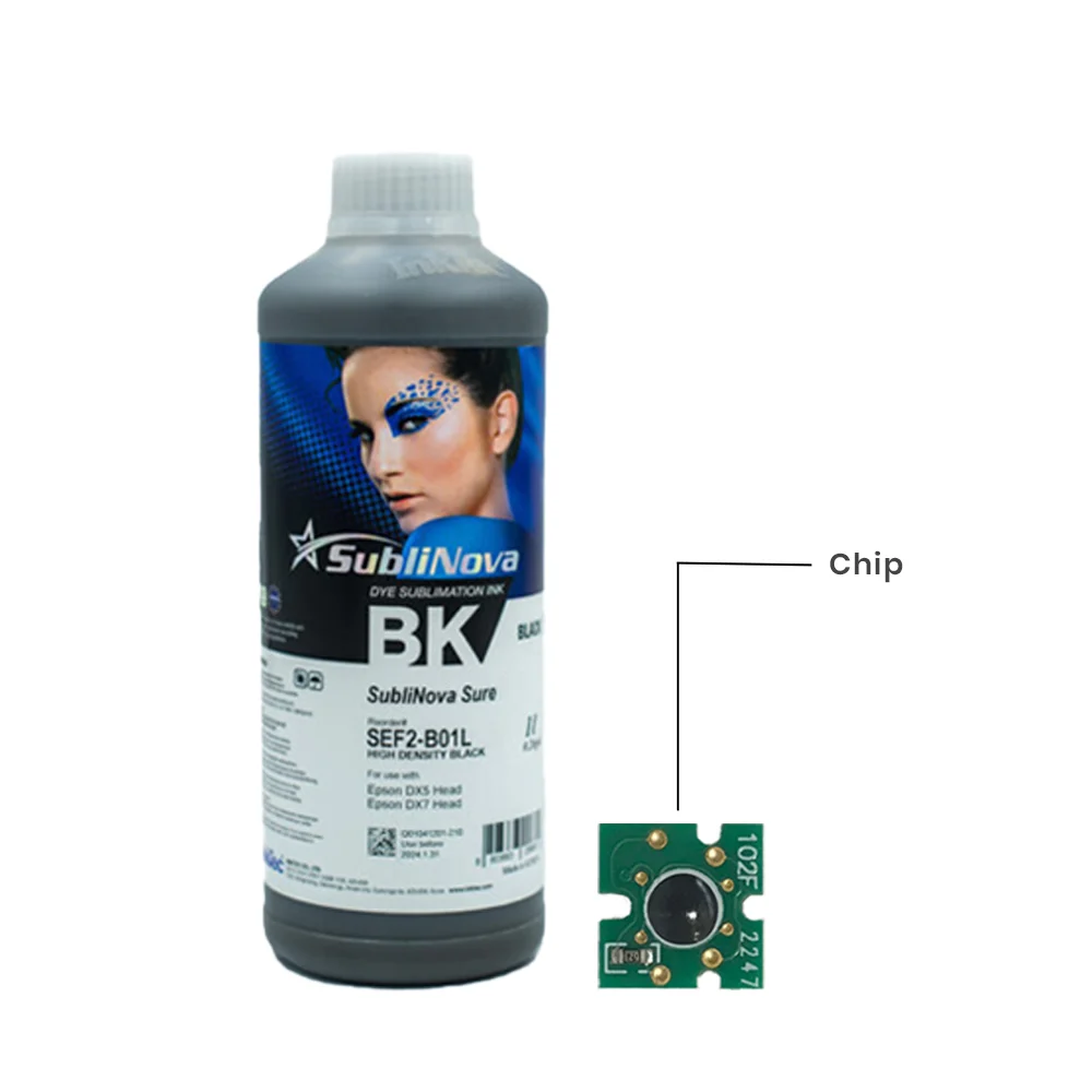 Tinta Inktec Sublinova Sure Hd Bk Para Plotters Dx5 Dx7 Y Tfp X 1 Litr