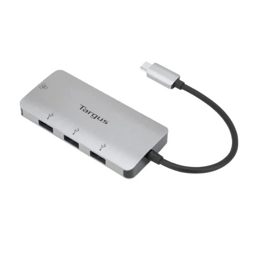 Hub Targus Usb-c Space Gray Puertos Ethernet X 1 + Usb 3.2 X 3 - Imagen 3