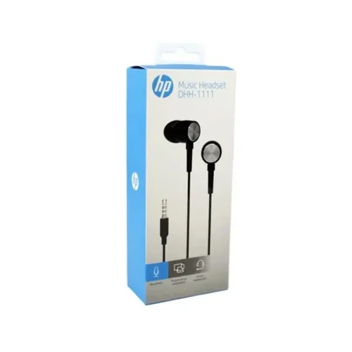 Auriculares Hp In Ear Dhh-1111b Negro Jack 3.5 - Imagen 2