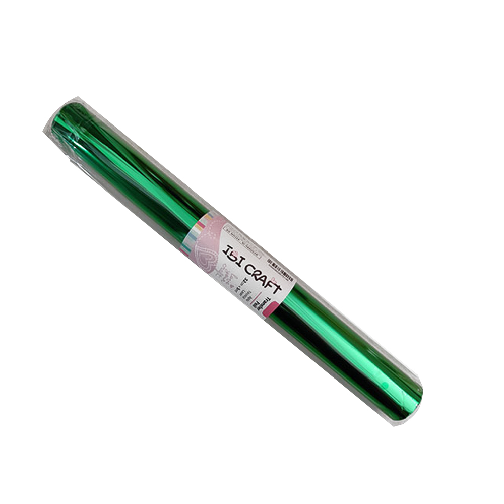 Transfer Foil Metalico Verde Ibi Craft 32cmx500cm