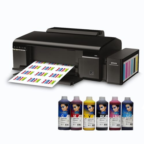 L805 A4 Con Tintas Para Sublimar 6 Colores