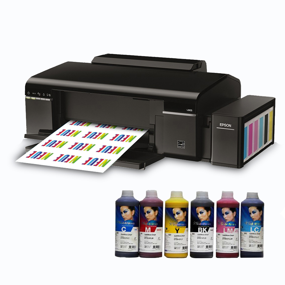L805 A4 Con Tintas Para Sublimar 6 Colores
