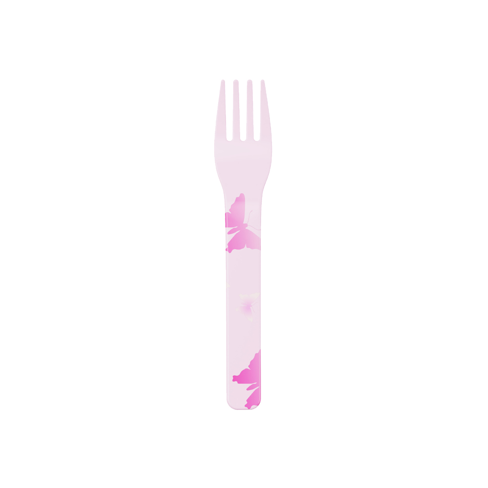 Tenedor Workat Rosa Candy De Polimero Sublimable