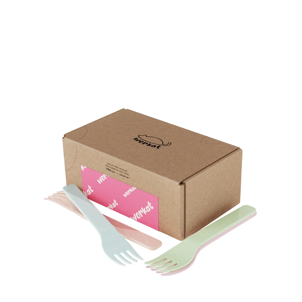 Tenedor Workat Colores Pasteles Surtidos De Polimero Sublimable X36
