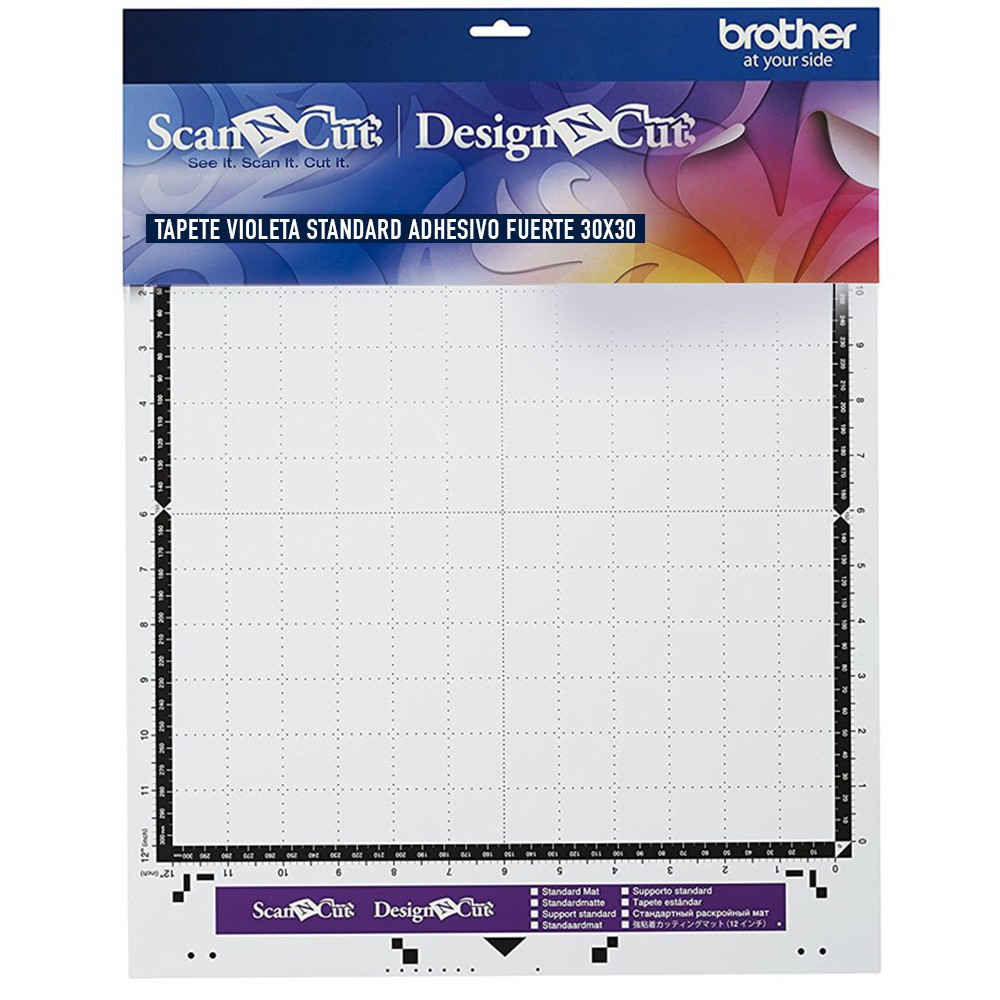 Brother Camatstd12 Tapete Violeta Adhesivo Estandar 30x30 Cm300/650
