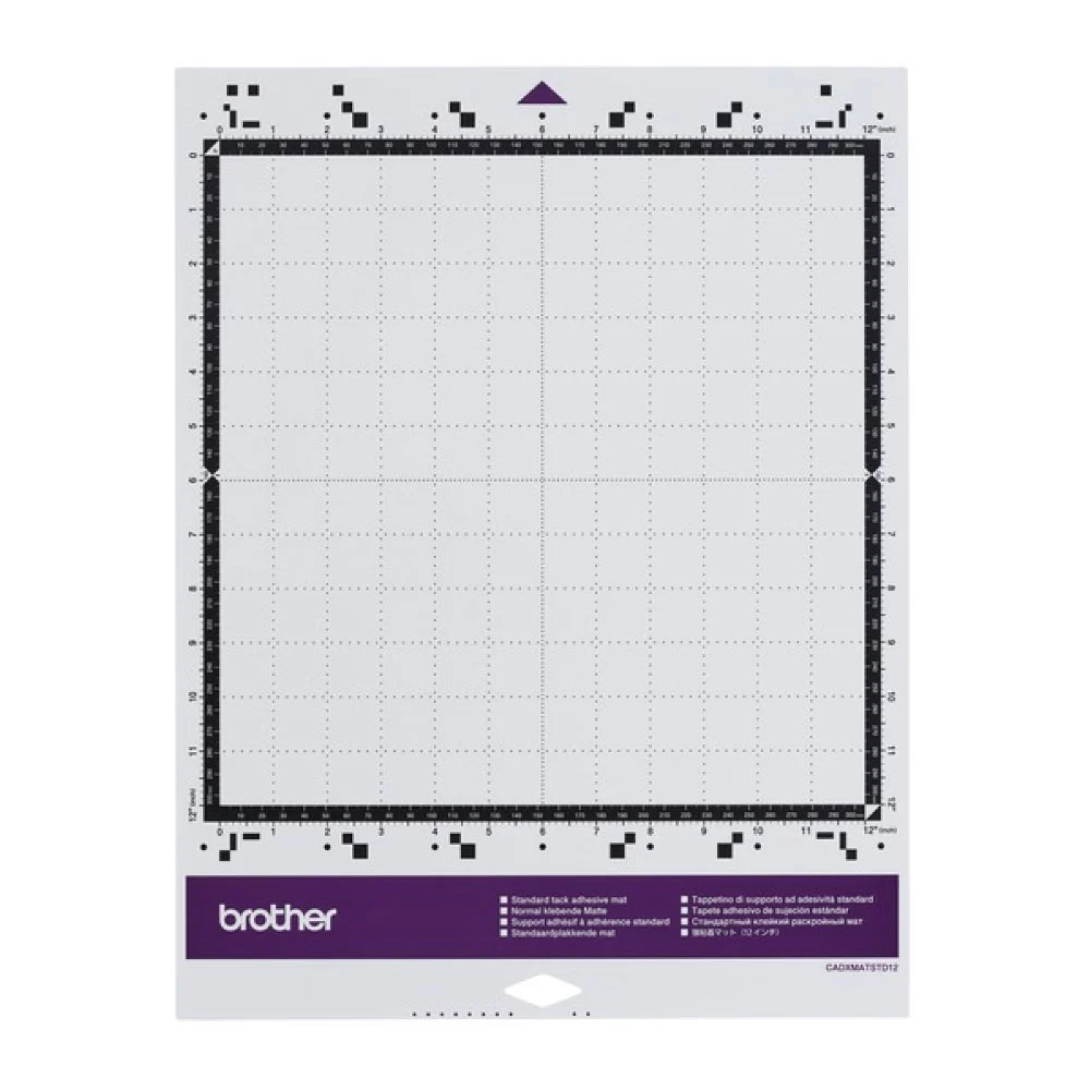Brother Cadxmatstd12 Tapete Violeta Adhesivo Estandar 30x30 Sdx