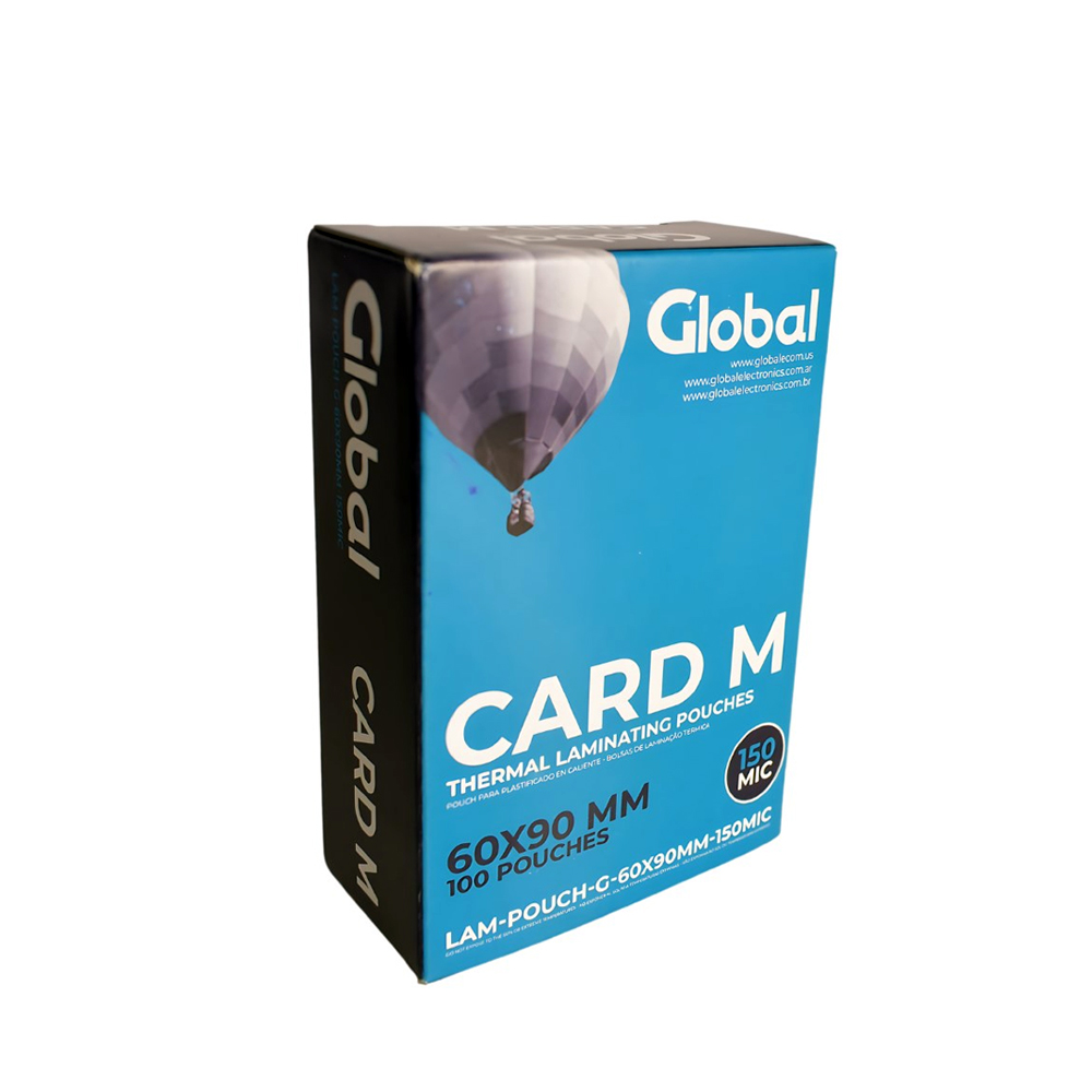 Pouch Glossy Global 150 Micrones 60x90mm Carnet X 100