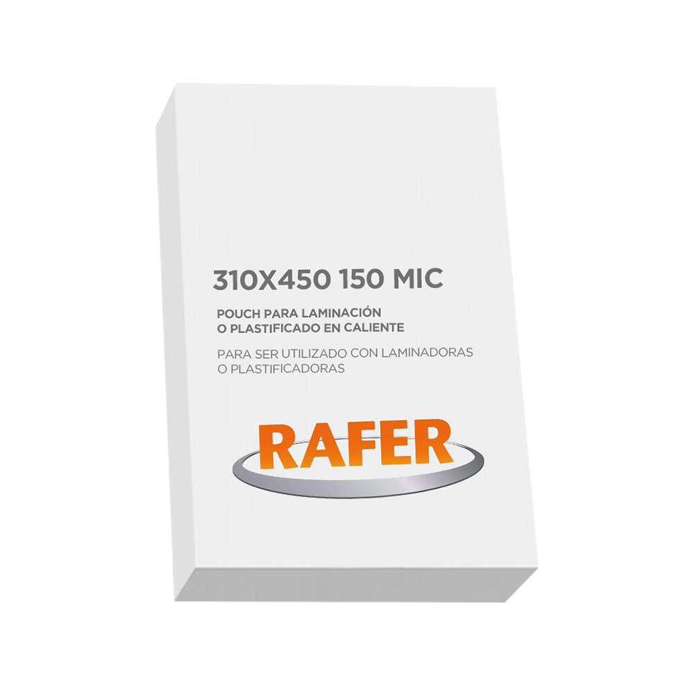 Pouch Glossy Rafer 150 Micrones A3 310x450mm X 100