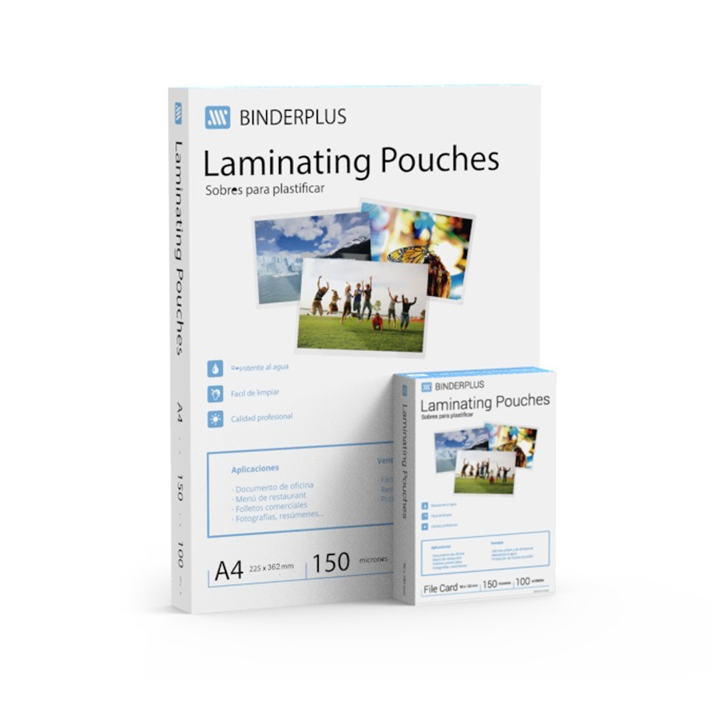 Pouch Glossy Binder Plus 125 Micrones A3 310x440mm X 100