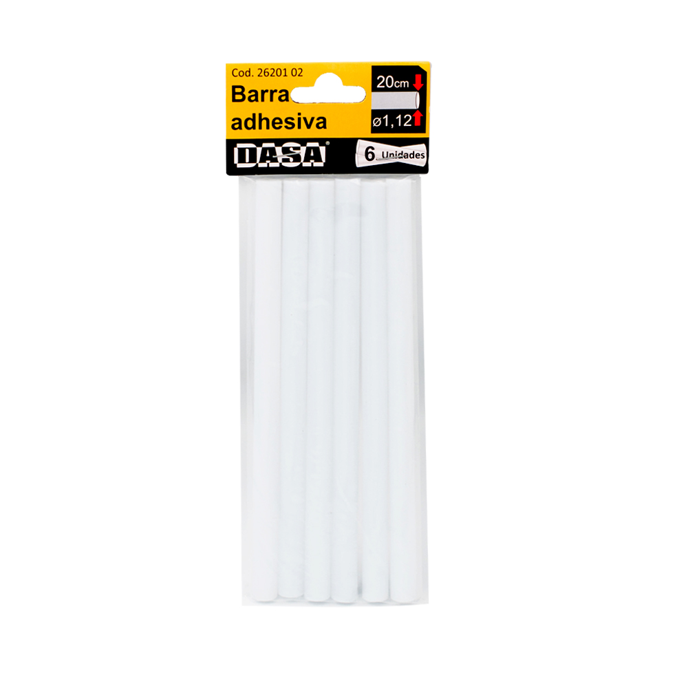 Barras Adhesivas Hot Melt Dasa Gruesa 1,12cm X 20cm 6 Unidades
