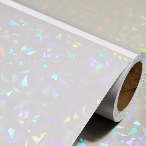 Rollo Glossy Holografico Ibi Para Laminar En Caliente 38mic-228mm-20mts - Imagen 2