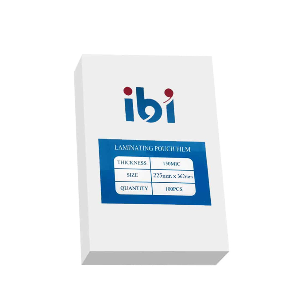 Pouch Glossy Ibi 150 Micrones 225x362mm Legal X 100
