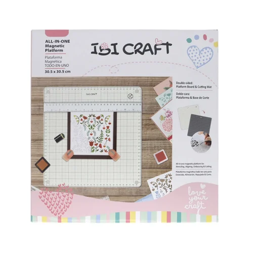 Base Para Corte 30,5 X 30,5 Cm Magnetica Ibi Craft Todo En 1
