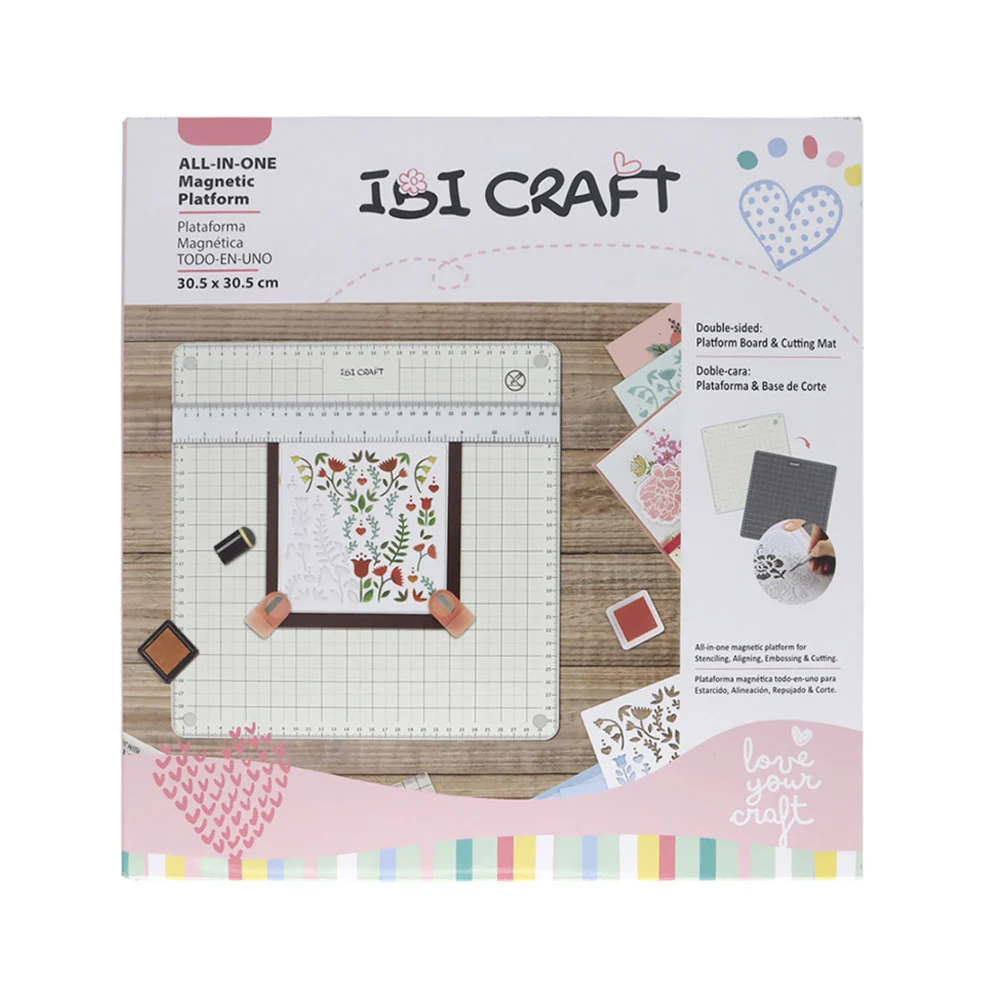 40.14.012_1000-1-1 Base Para Corte 30,5 X 30,5 Cm Magnetica Ibi Craft Todo En 1 - Imagen 1