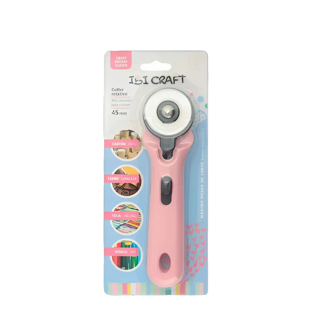Cutter Rotativo Ibi Craft Rosado 45mm