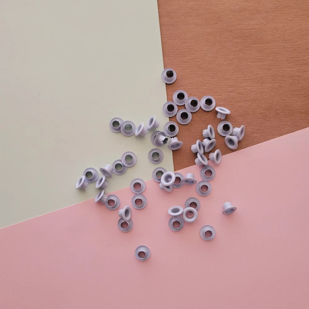 Ojaliillos Aluminio (eyelet) 50 Pcs Blanco