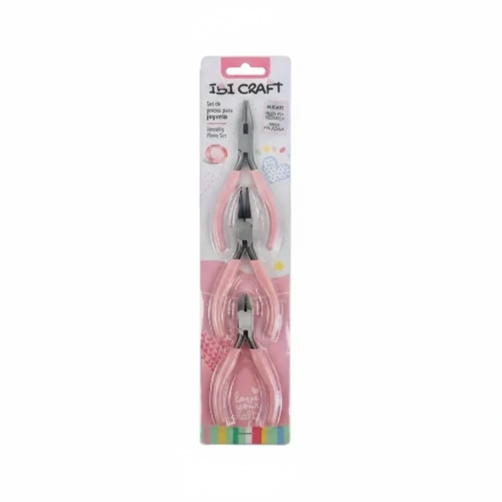 Set De Pinzas Y Alicates Ibi Craft 3 Pcs