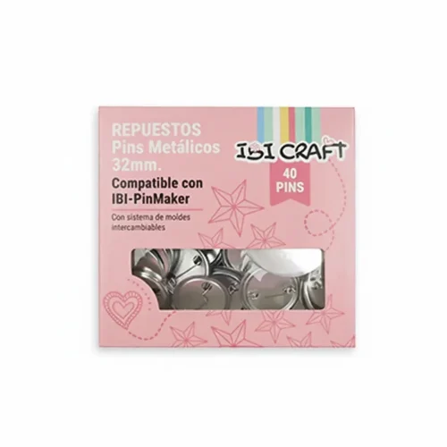 Sets De Pines Ibi Craft 32mm 40 Sets - Imagen 2