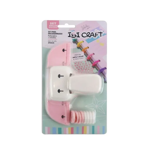 Perforadora Ibi Craft Para Discos De Expansion Set Con 8 Discos